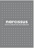 Narcissus, zeszyt A5, 56 kartek, kropki, szary, 1 szt.