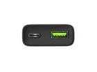 Natec, ładowarka sieciowa, RIBERA GAN SLIM 1X USB-A + 1X USB-C, 20W, czarna