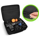 Neo-Sport, pistolet do masażu ciała, czarny, 9 nakładek, NS-503