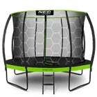 Neo-Sport, trampolina ogrodowa profilowana z siatką wewnętrzną, 14ft/435 cm