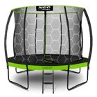 Neo-Sport, trampolina ogrodowa profilowana, z siatką wewnętrzną, 312 cm