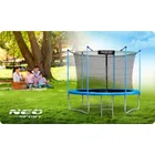 Neo-Sport, trampolina ogrodowa siatka wewnętrzna i drabinką, 252 cm