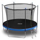 Neo-Sport, trampolina ogrodowa z siatką wewnętrzną i drabinką, 10ft/312 cm
