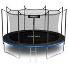 Neo-Sport, trampolina ogrodowa z siatką wewnętrzną i drabinką, 14ft/435 cm