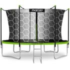 Neo-Sport, trampolina ogrodowa z siatką wewnętrzną i drabinką, 14ft/435 cm