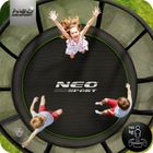 Neo-Sport, trampolina ogrodowa z siatką zewnętrzną i drabinką, 12ft/374 cm