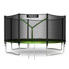 Neo-Sport, trampolina ogrodowa z siatką zewnętrzną i drabinką, 13ft/404 cm