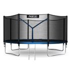 Neo-Sport, trampolina ogrodowa z siatką zewnętrzną i drabinką, 14ft/435 cm