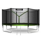Neo-Sport, trampolina ogrodowa z siatką zewnętrzną i drabinką, 14ft/435 cm