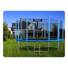 Neo-Sport, trampolina ogrodowa, z siatką zewnętrzną i drabinką, 15ft/465 cm