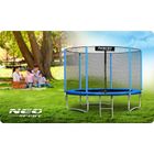 Neo-Sport, trampolina ogrodowa z siatką zewnętrzną i drabinką, 312 cm