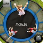 Neo-Sport, trampolina ogrodowa z siatką zewnętrzną i drabinką, 8ft/252 cm