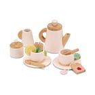 New Classic Toys, Woet, drewniany zestaw naczyń do herbaty z tacą