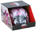 No Fear, kask rowerowy dziecięcy, regulowany, różowy, 48-52 cm