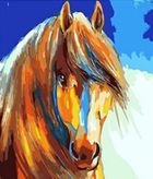 Norimpex, diamentowa mozaika, Koń z jasną grzywą