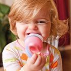 Nuby, Gryzak, Nibbler, gryzak z siateczką do owoców i warzyw, różowy