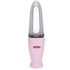 Nuby, silikonowy pojemnik do karmienia z łyżeczką, różowy, 90 ml, 3m+