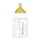 Nuk, butelka ze wskaźnikiem temperatury, smoczek lateksowy, 0-6m, 150 ml