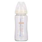 Nuk, First Choice, butelka szklana z silikonowym smoczkiem, rozmiar M, konik morski, 240 ml