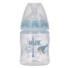 Nuk, First Choice, butelka z silikonowym smoczkiem S, wieloryb, 150 ml