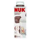 Nuk, Kubuś Puchatek, Perfect Match, butelka, silikonowy smoczek, rozmiar M, 260 ml