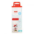 Nuk, Myszka Minnie, Perfect Match, butelka, silikonowy smoczek, rozmiar M, 260 ml