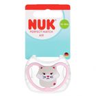 Nuk, Perfect Match Air, smoczek uspokajający, kot, 18-36m