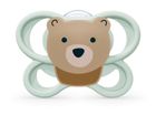 Nuk, Perfect Match Air, smoczek uspokajający, silikonowy, miś, 0-6m