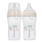 Nuk, Perfect Match, butelka do karmienia, owca i hipopotam, 3m+, 260 ml, 2 szt.