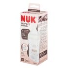 Nuk, Perfect Match, butelka, silikonowy smoczek, rozmiar M, tęcza, 260 ml