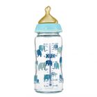 Nuk, Perfect Match, butelka szklana, 0-6m, turkus, 240 ml