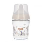 Nuk, Perfect Match, butelka szklana, rozmiar M, tęcza, 120 ml