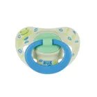 Nuk, Signature, smoczek uspokajający, silikonowy, 6-18m, niebieski, 2 szt.