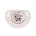 Nuk, Star, Day&Night, smoczek uspokajający, silikonowy, 0-6m, kot, 2 szt.