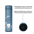 Nuvita, Termos z termometrem LED, dotykowy, niebieski, 500 ml