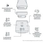 Nuvita, Warm'n'Mix, przenośny podgrzewacz do butelek z mlekiem dla niemowląt