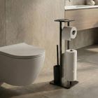 Nuxio, Hylla, stojak na papier toaletowy i szczotkę do WC z półką na telefon, 65 cm