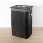 Nuxio, Sade, bambusowy kosz na pranie, 80l