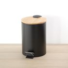 Nuxio, Zetru, kosz łazienkowy z bambusem, 3l