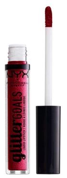 NYX Professional MakeUp, Glitter Goals Liquid Lipstick, pomadka w płynie, bloodstone