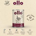 Ollo, Pure, mokra karma dla psa, kaczka i jabłko, 400 g