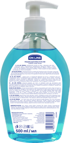 On Line, mydło antybakteryjne, z dozownikiem, 500 ml