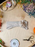 Opaska dziewczęca, beżowa, Iltom