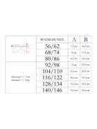 Opaska dziewczęca, biała, Nicol