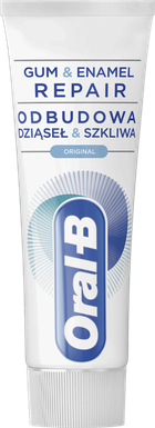 Oral-B, Pro-Repair Gum & Enamel, pasta do zębów, Odbudowa Dziąseł i Szkliwa, Original, 75 ml