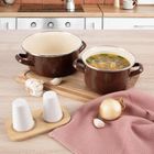 Orion, Brown, garnek emaliowany, 18,5 cm, 1,6l