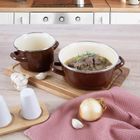 Orion, Brown, garnek emaliowany, 20,5 cm, 2,2l