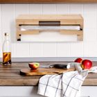 Orion, dyspenser do folii, podwójny, drewniany