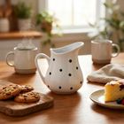 Orion, dzbanek ceramiczny, biały, 480 ml