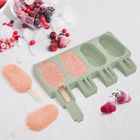 Orion, forma do lodów silikonowa z pokrywką, zielona